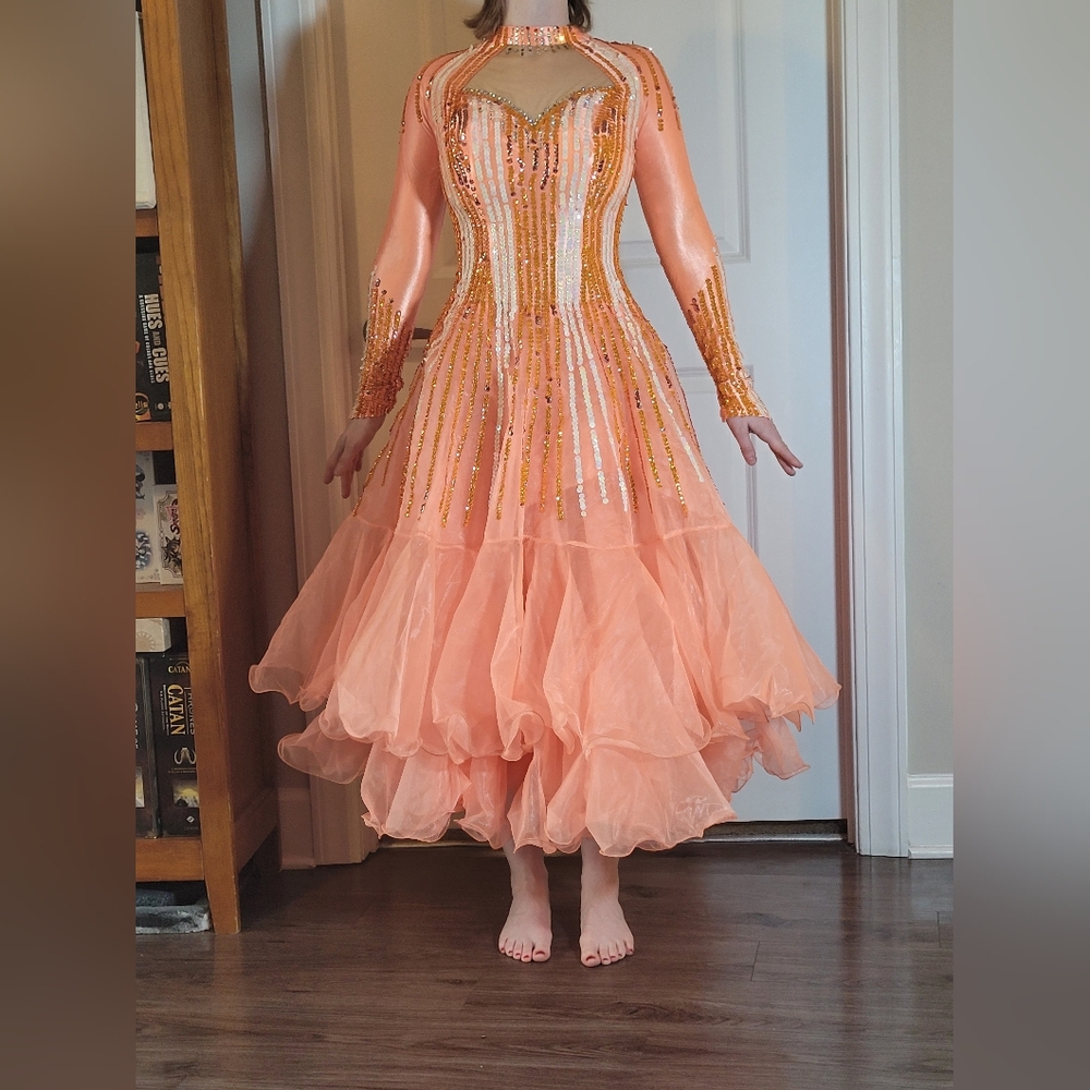 Ballroom dance dress costume